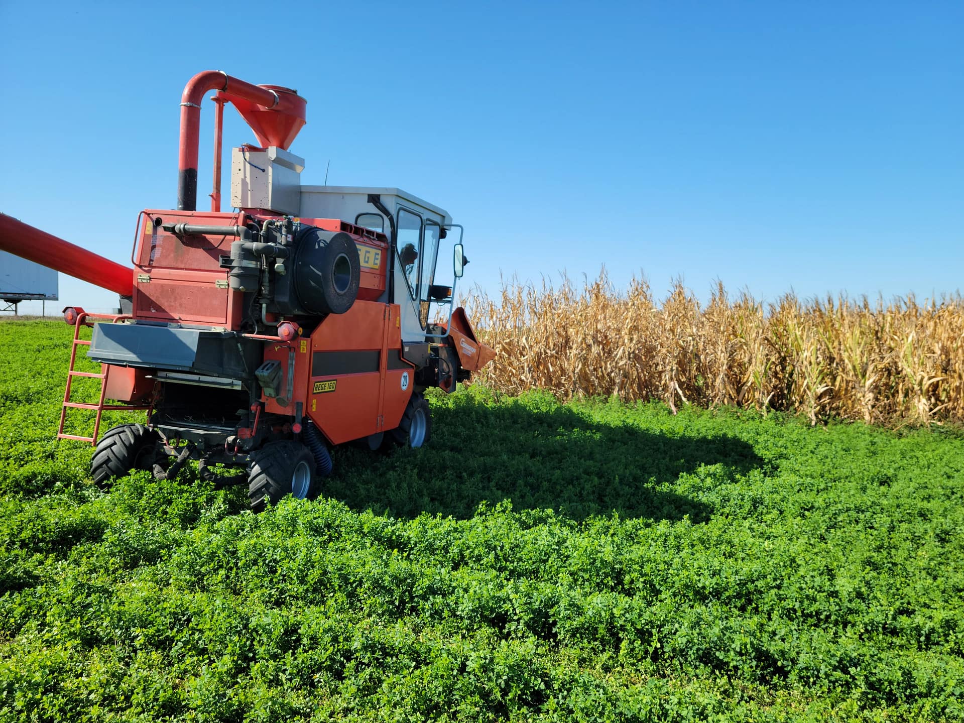 HEGE 160 SELF-PROPELLED 2-ROW PLOT COMBINE